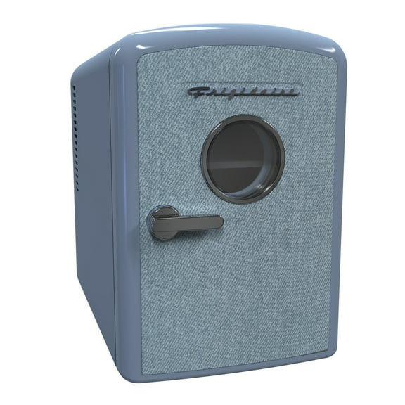 Frigidaire 9-Can Mini Fridge Cooler, Denim Door, EFMIS199-LIGHTDENIM