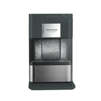 Frigidaire Nugget Ice Maker EFIC256, Countertop Nugget Ice Machine with Transparent Window, Nugget Ice Maker with 44 lbs. Capacity, Auto Self Cleaning Ice Maker Machine, Black