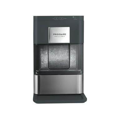 Frigidaire Nugget Ice Maker EFIC256, Countertop Nugget Ice Machine with Transparent Window, Nugget Ice Maker with 44 lbs. Capacity, Auto Self Cleaning Ice Maker Machine, Black