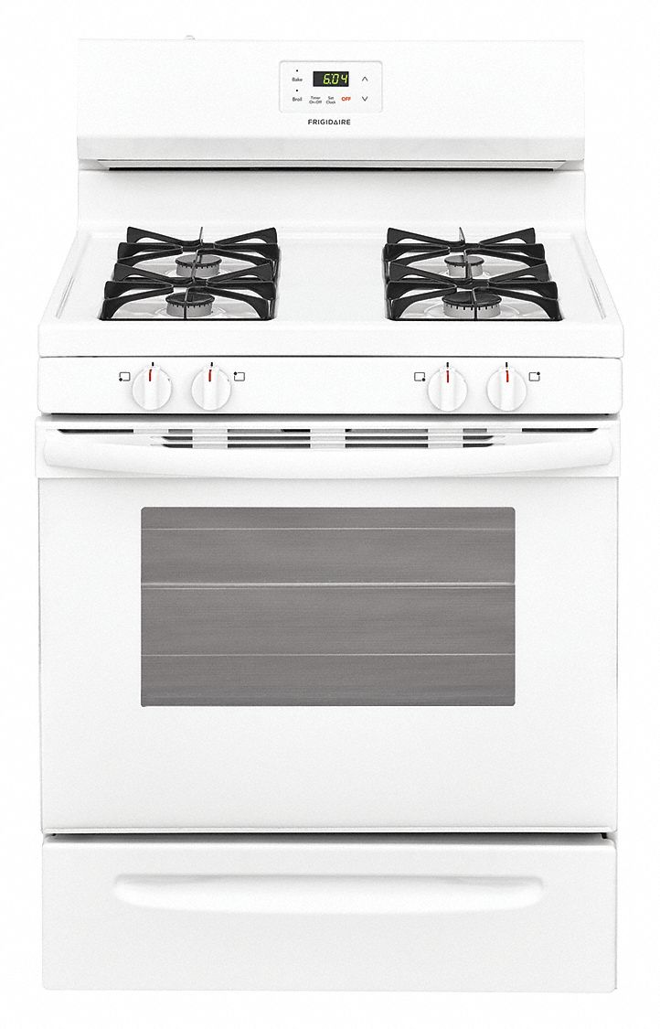 "Frigidaire Oven Range,Natural Gas,White FCRG3015AW" - image 1 of 7