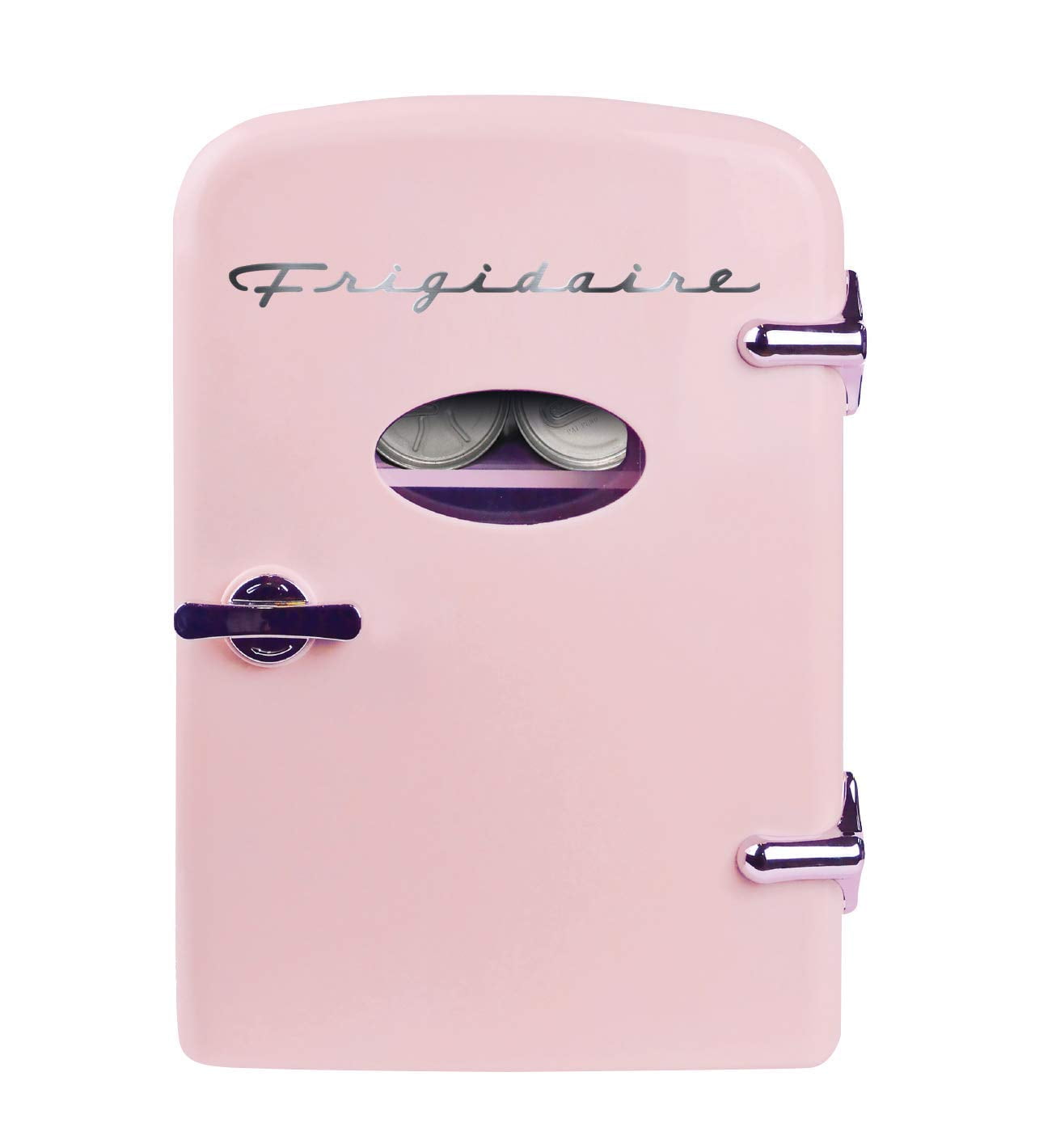 Frigidaire Pink EFMIS129 AMZ EFMIS129 Mini Portable Fridge, 4 litres