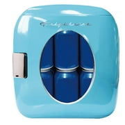 Frigidaire Portable Retro 12 Can Mini Cooler Blue - compact, lightweight mini cooler ideal for drinks, travel, offices, and small spaces.