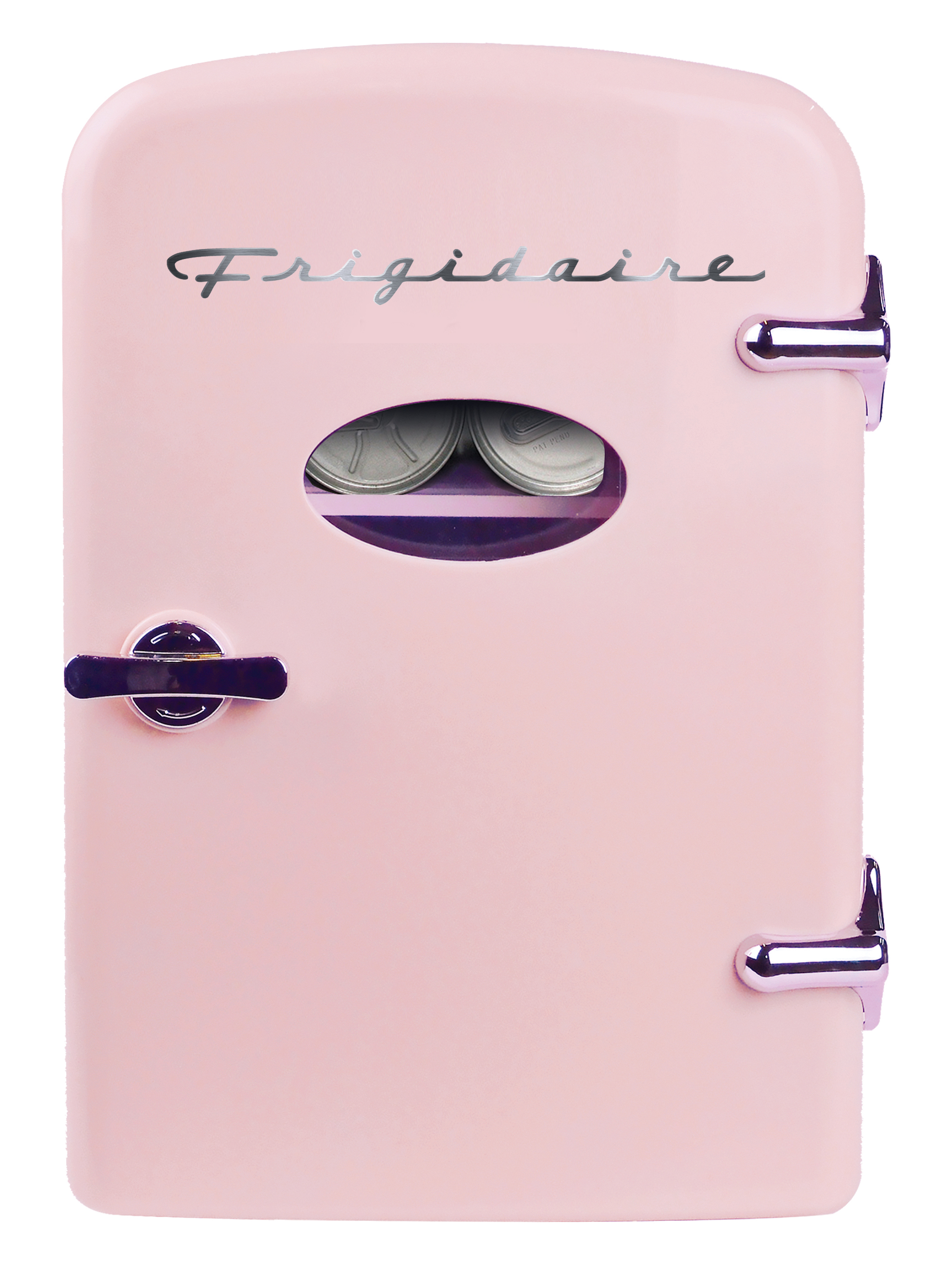 Frigidaire, Portable Retro 6 Can Mini Personal Fridge Cooler, EFMIS129, Pink - image 1 of 6