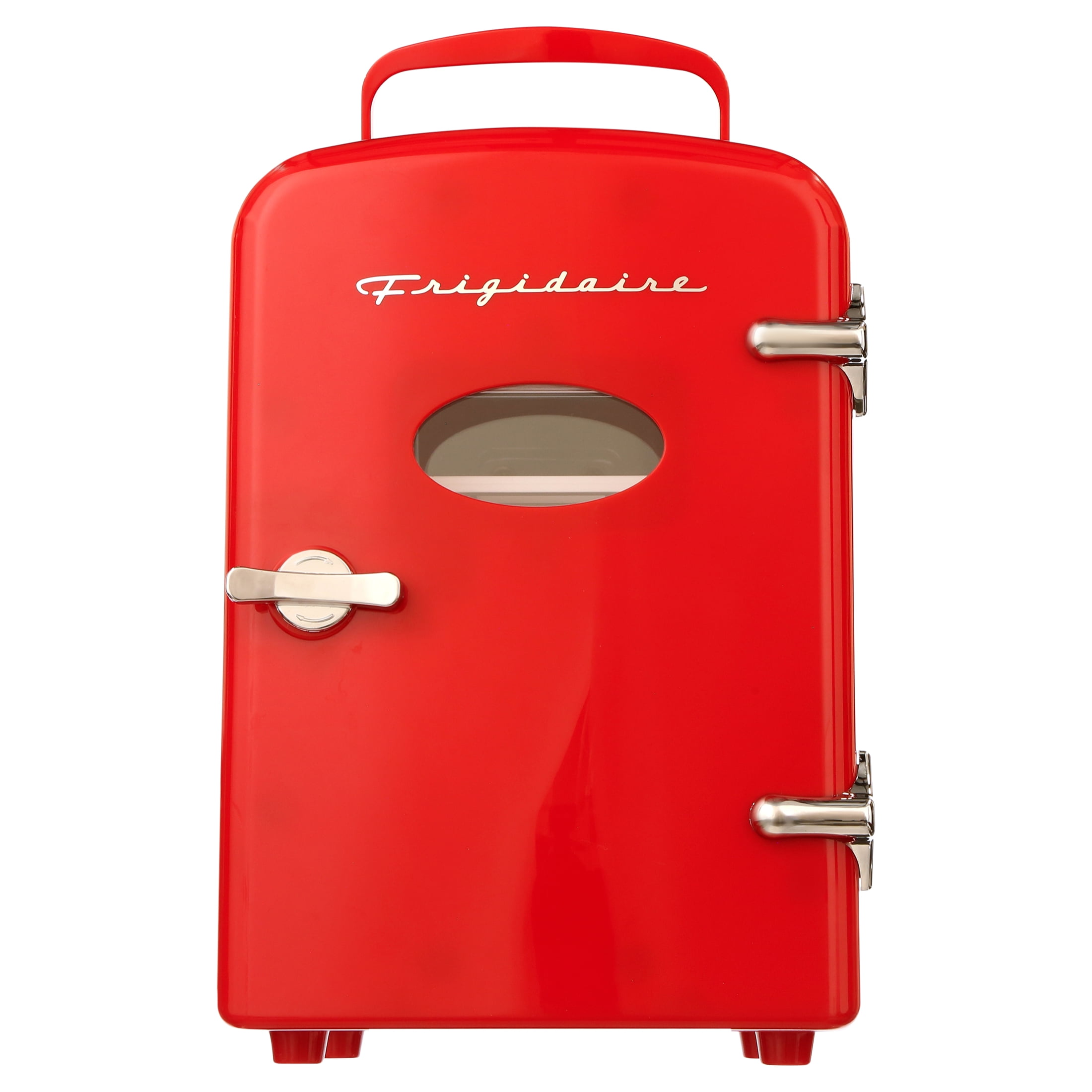 Frigidaire 6-Can Portable Retro Mini Fridge, Table