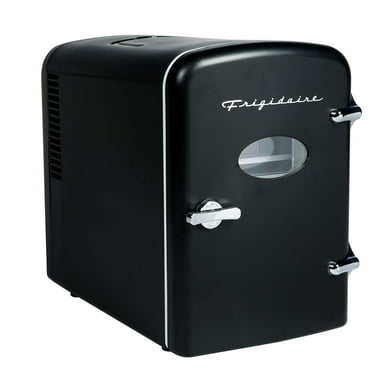 Frigidaire Portable Retro Extra Large 9-Can Mini Cooler Refrigerator, Black