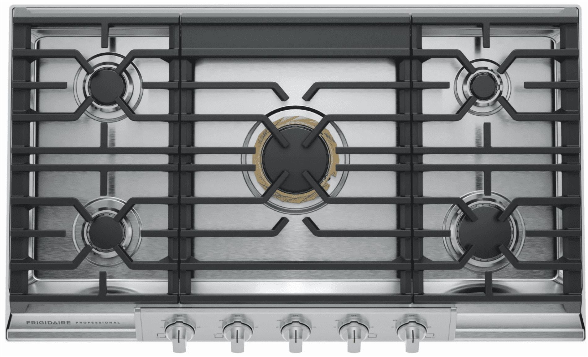 Frigidaire Pccg3680a Professional Series 36" Wide 5 Burner Natural Gas Rangetop -