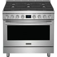thumbnail image 1 of Frigidaire Professional PCFD3668AF 36 inch Stainless Dual-Fuel Freestanding Range, 1 of 5