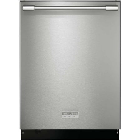 Frigidaire - Professional 24" Top Control Built-In Stainless Steel Tub Built-In Dishwasher with CleanBoost Technology, 47 dBA - Stainless Steel