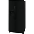 thumbnail image 1 of Frigidaire FRSS2323AB 22 Cu. Ft. Black Side-By-Side Refrigerator, 1 of 7