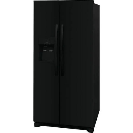Frigidaire - 22.3 Cu. Ft. Side-by-Side Refrigerator - Black
