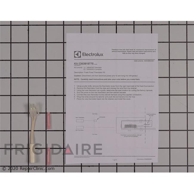 Frigidaire APL5303918775 Refrigerator Thermistor Kit