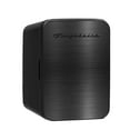 thumbnail image 1 of Frigidaire Retro 10L Mini Personal Fridge Cooler, 15-Can Capacity, Black Stainless Steel, EFMIS183 for Beverage and Skincare Storage, 1 of 8