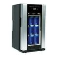 thumbnail image 1 of Frigidaire Retro Beverage Refrigerator, Silver, 10.67''x11.15''x19.19'', 1 of 14
