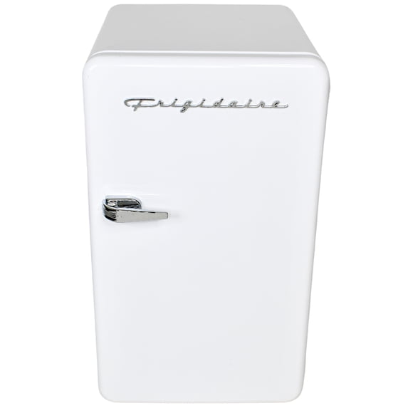 Frigidaire 3.2 Cu Ft Retro Compact Refrigerator, White Mini Fridge with Freezer for Apartment, Dorm, Office, Bedroom