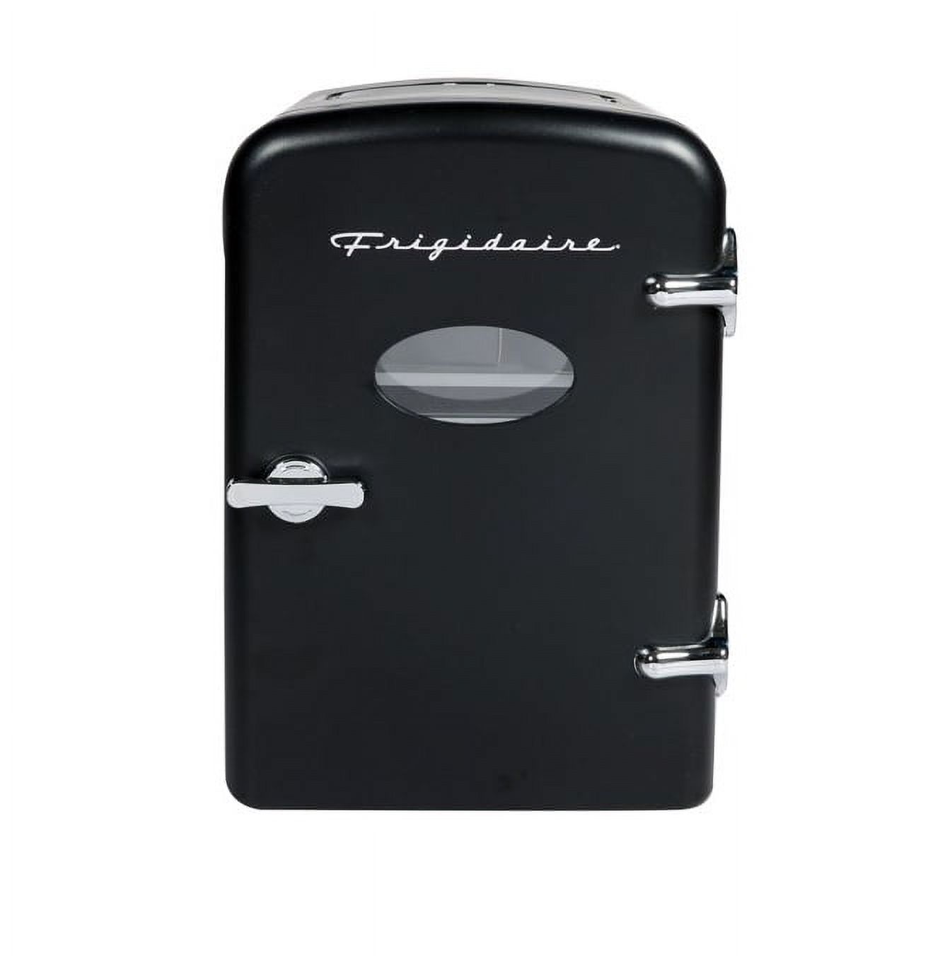 Frigidaire Retro Extra Large 9-Can Capacity Mini Personal Fridge Cooler, EFMIS175, Black - image 1 of 13