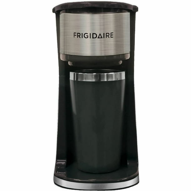 Frigidaire Stainless Steel Single Cup Coffee Maker, New Black