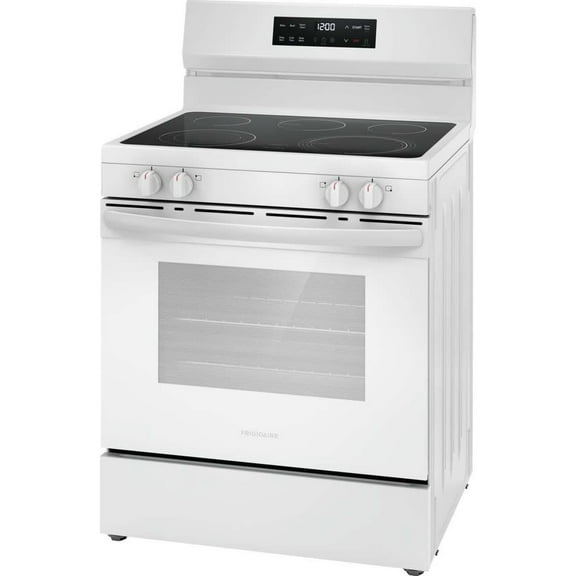 Frigidaire FCRE3062AW 30" Electric Range with Steam Clean, White