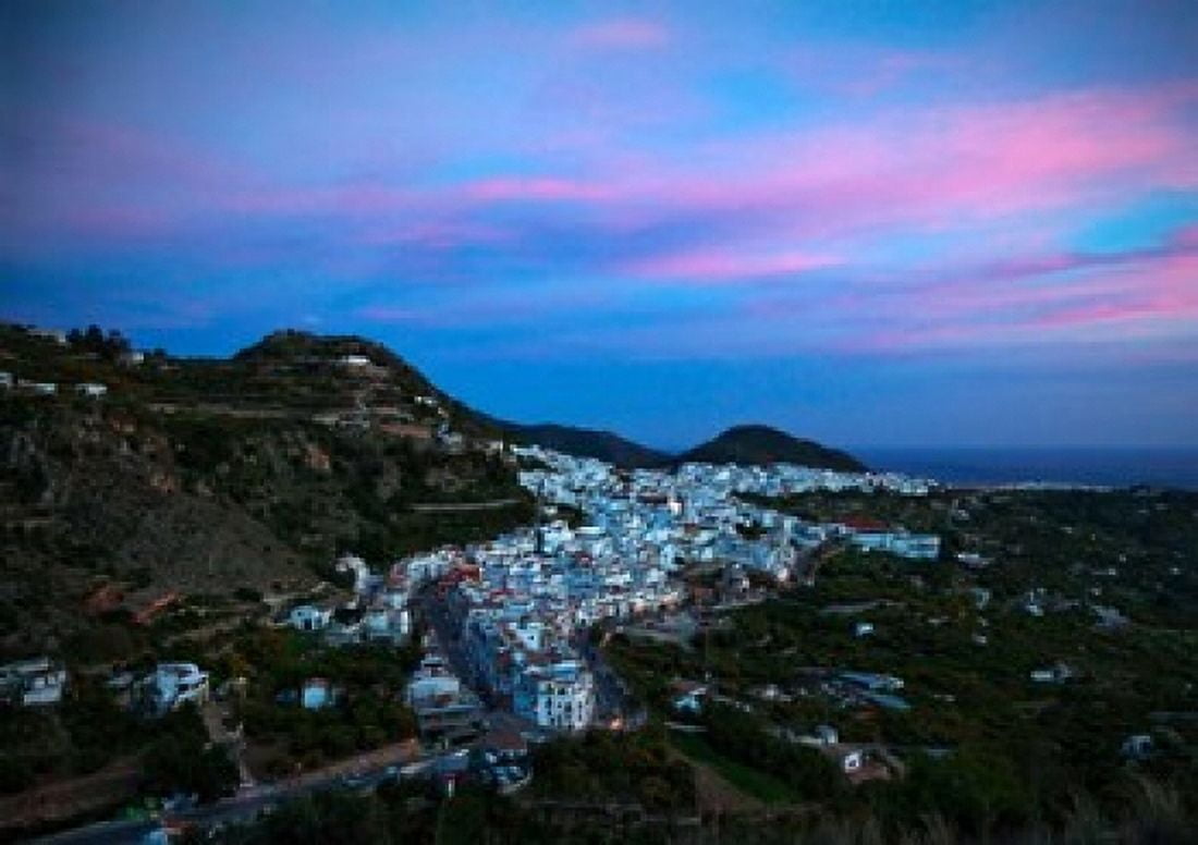 Frigiliana Costa del Sol Malaga Province Andalucoa Spain Canvas Art - Panoramic Images (18 x 12)