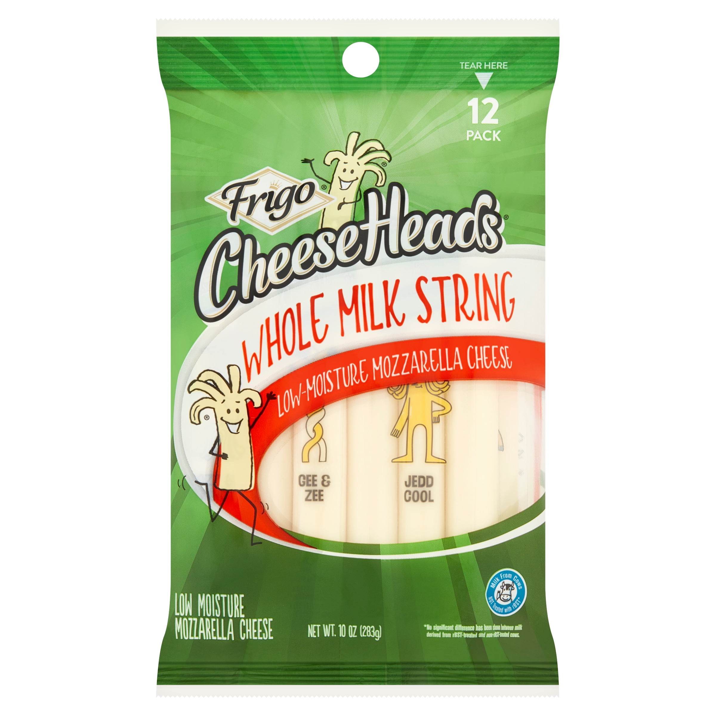 Frigo Cheese Heads Whole Milk String Cheese 10 oz, 12 Count