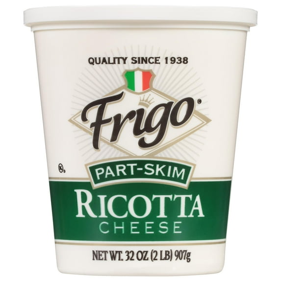 Frigo Part Skim Ricotta Cheese, 32 oz Refrigerated Plastic Cup