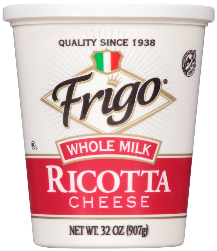 Frigo Whole Milk Ricotta Cheese, 32 Oz - Walmart.com