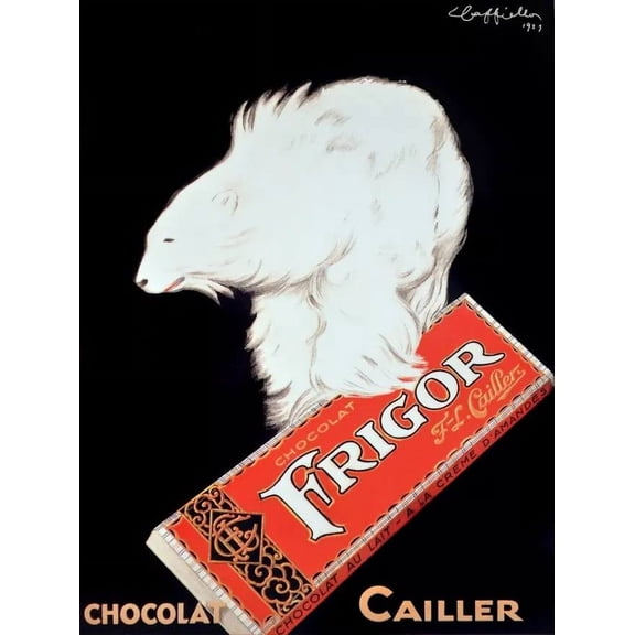 Frigor Chocolate Advertisement Decor Poster. Graphic Art Design.Home Design. 11 x 17 Inch Poster