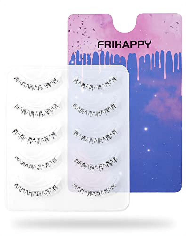 Frihappy Eyelashes Bottom Lower Lashes Natural Look Wispy Lash