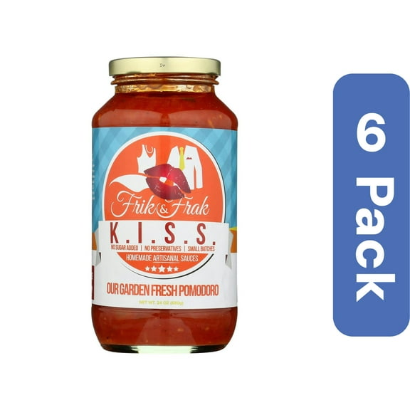 Frik And Frak Pasta Sauce K.I.S.S. 24 oz (Pack Of 6)