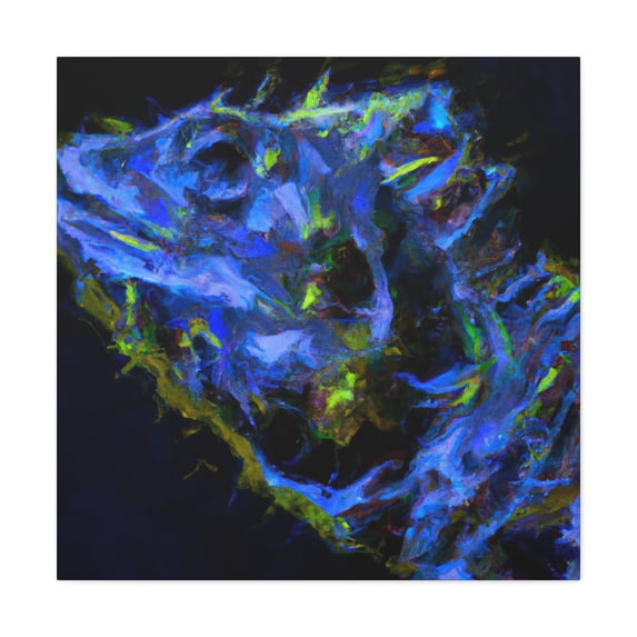 "Frilled Lizard Abstraction" - Canvas