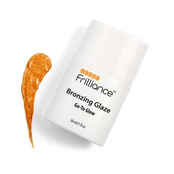 Frilliance Bronzing Glaze in Go-To Glow 1 fl oz skin-care infused, block breakouts, cruelty-free