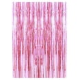 thumbnail image 1 of Fringe Backdrop Curtain Pink Foil Fringe Curtain for Birthday Party Decorations Bachelorette Party Decor Photo Booth Streamer Backdrop for Celebration Events Gatherings, 1 of 6