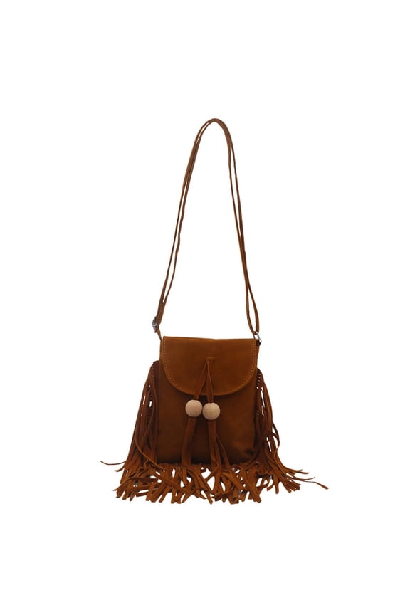 Fringe Beaded Messenger Bag Elegant Crossbody Square Versatile Everyday Shoulder Handbag