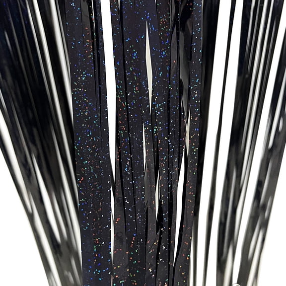 Fringe Curtains - 2 Packs 3.28ftx6.56ft Sparkle Curtains Party Decorations Photo Booth Decorations Party