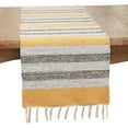 thumbnail image 1 of Fringe Edge Striped Table Runner, 1 of 3