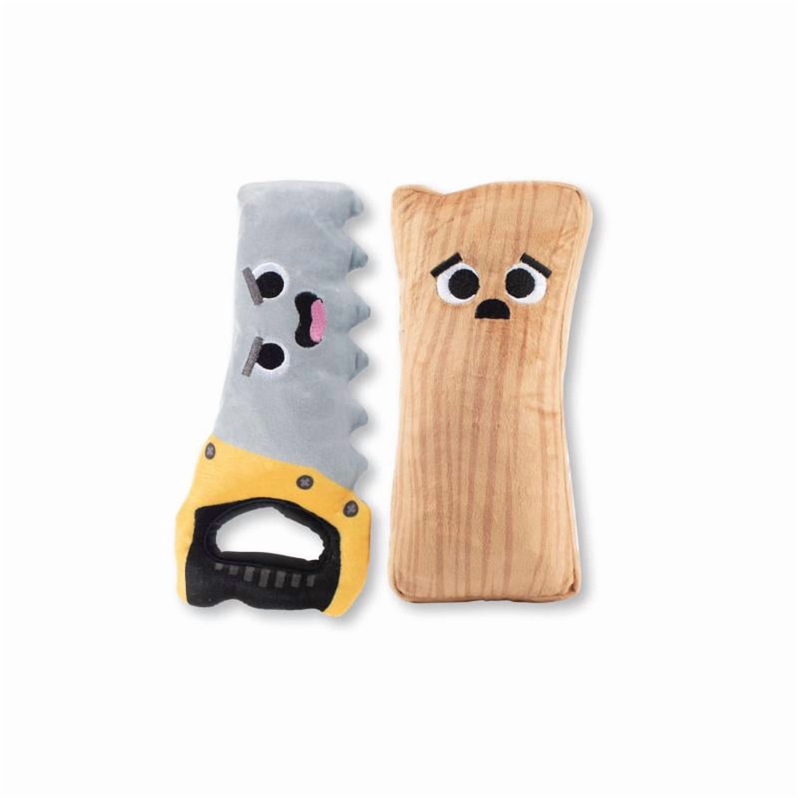 Fringe Studio 'I’m Pollen For You' Plush Dog Toy – Squeaker & Crinkle Rope Toy For Playtime Fun