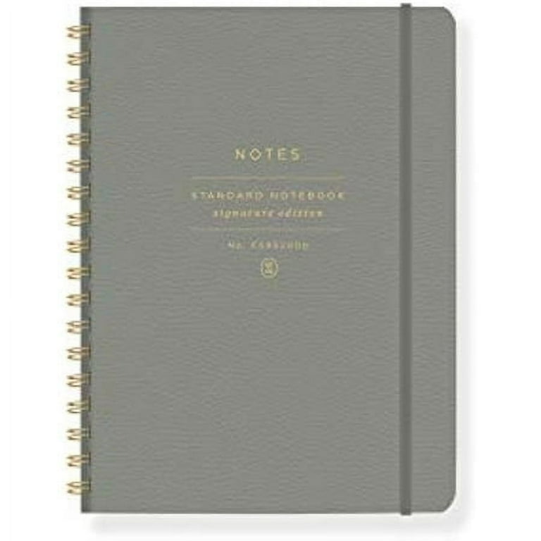 Fringe Studio Standard Spiral Notebook, Faux Leather, Medium