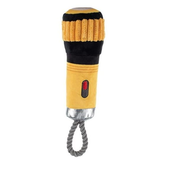 Fringe Studio 8097678 I Need Some Light Dog Toy - Black & Yellow