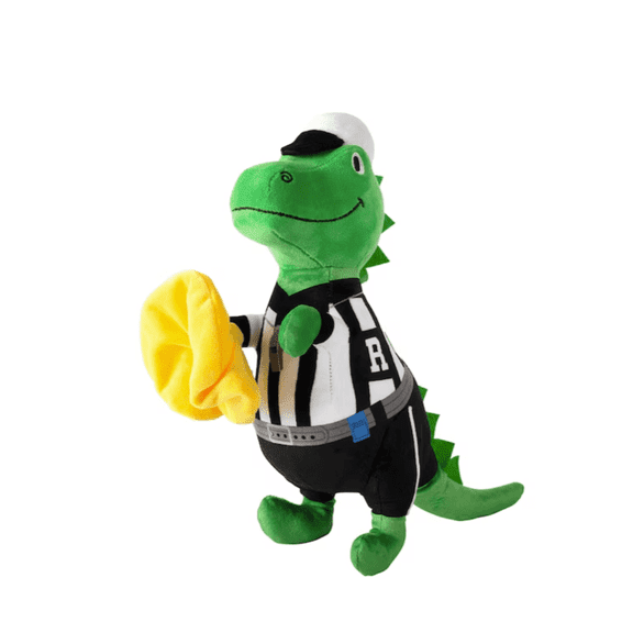 Fringe Studio Wagsdale Green Dinosaur referee Dog Toy