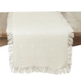 thumbnail image 1 of Fringe-Touched Waffle Weave Table Runner, 1 of 3