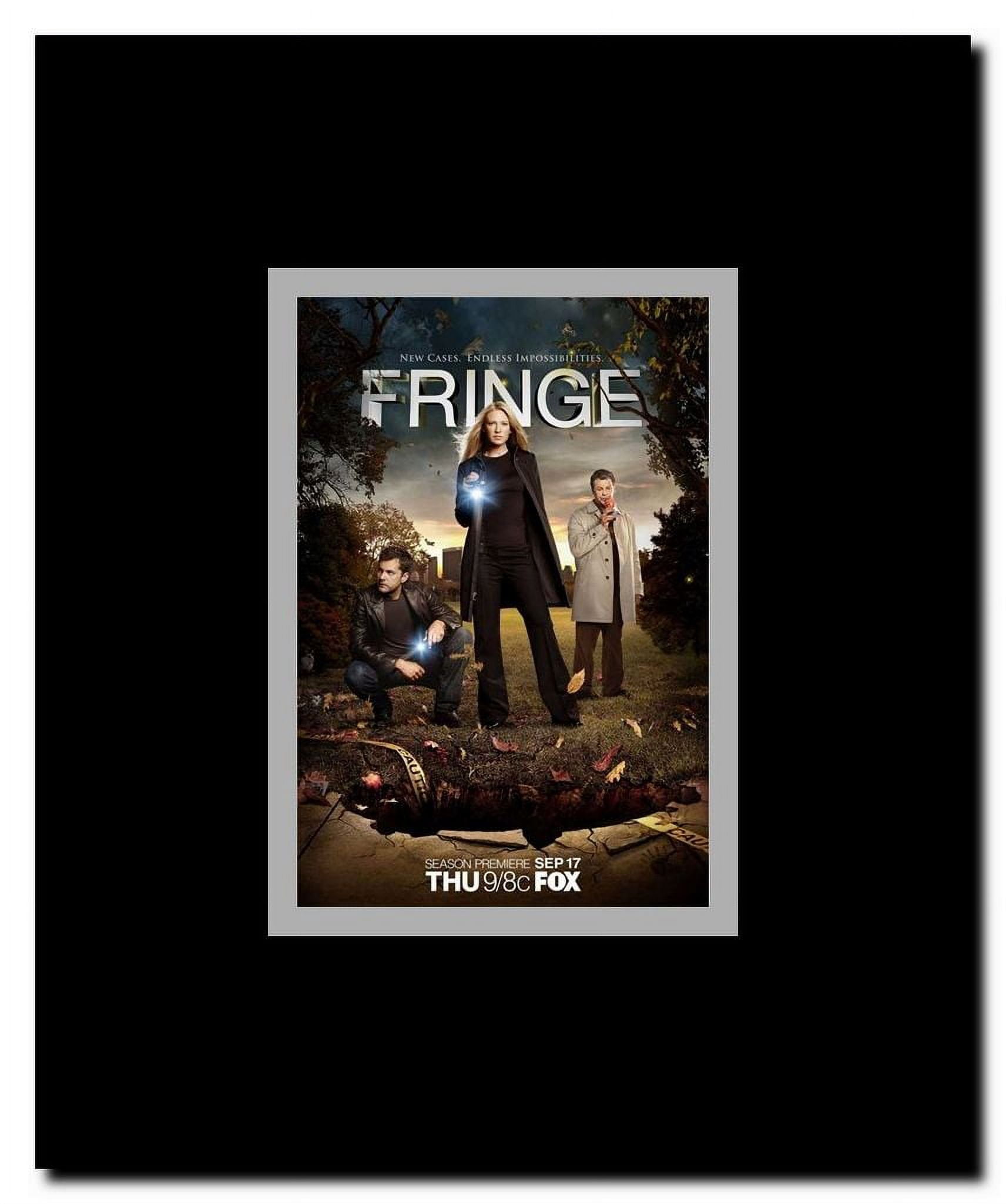 Fringe - style D Framed Movie Poster