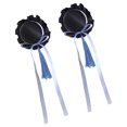 thumbnail image 1 of Fringed Bowknot Hair Buns Hair Clip for Women Cosplay Party Costume Clip Halloween Headwear Roleplaying Maid Headpiece, 1 of 9