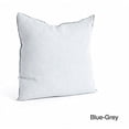 thumbnail image 1 of Fringed Design Down FIlled Linen 20-Inch Throw Pillow (Blue-Grey), 1 of 3