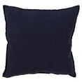 thumbnail image 1 of Fringed Design Down Filled Linen 20-Inch Throw Pillow (Midnight Blue), 1 of 2