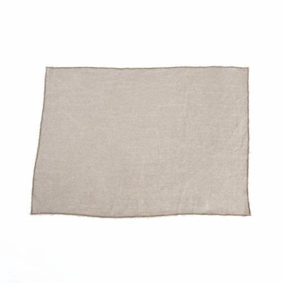 Fringed Stone Washed Design Classic Placemat, Set of 4