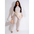 thumbnail image 1 of Fringed Tassel Two Piece Pants Set (S, Off-White), 1 of 8
