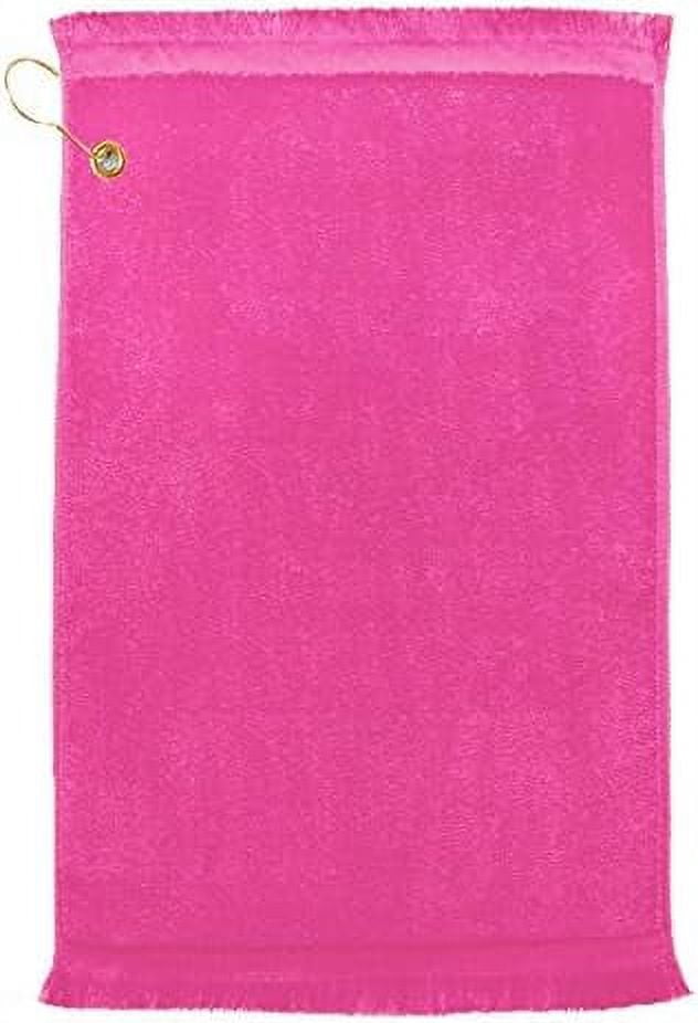 Fringed Velour Towel with Corner Hook &Grommet PlacementHot