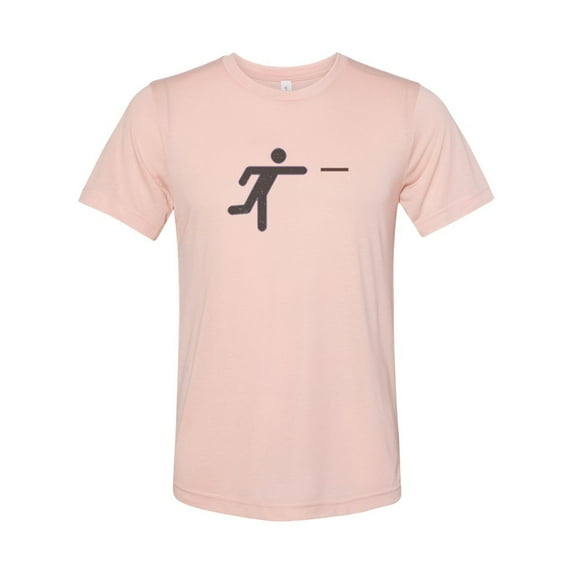 Frisbee Shirt, Disc Golf Shirt, Disc Golf Man, Frisbee Gift, Ultimate Frisbee, Frisbee Golf Shirt, Gift For Him, Golfing Shirt, Frisbee, Peach, XL