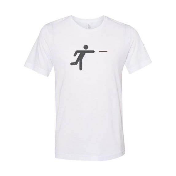 Frisbee Shirt, Disc Golf Shirt, Disc Golf Man, Frisbee Gift, Ultimate Frisbee, Frisbee Golf Shirt, Gift For Him, Golfing Shirt, Frisbee, White, LARGE