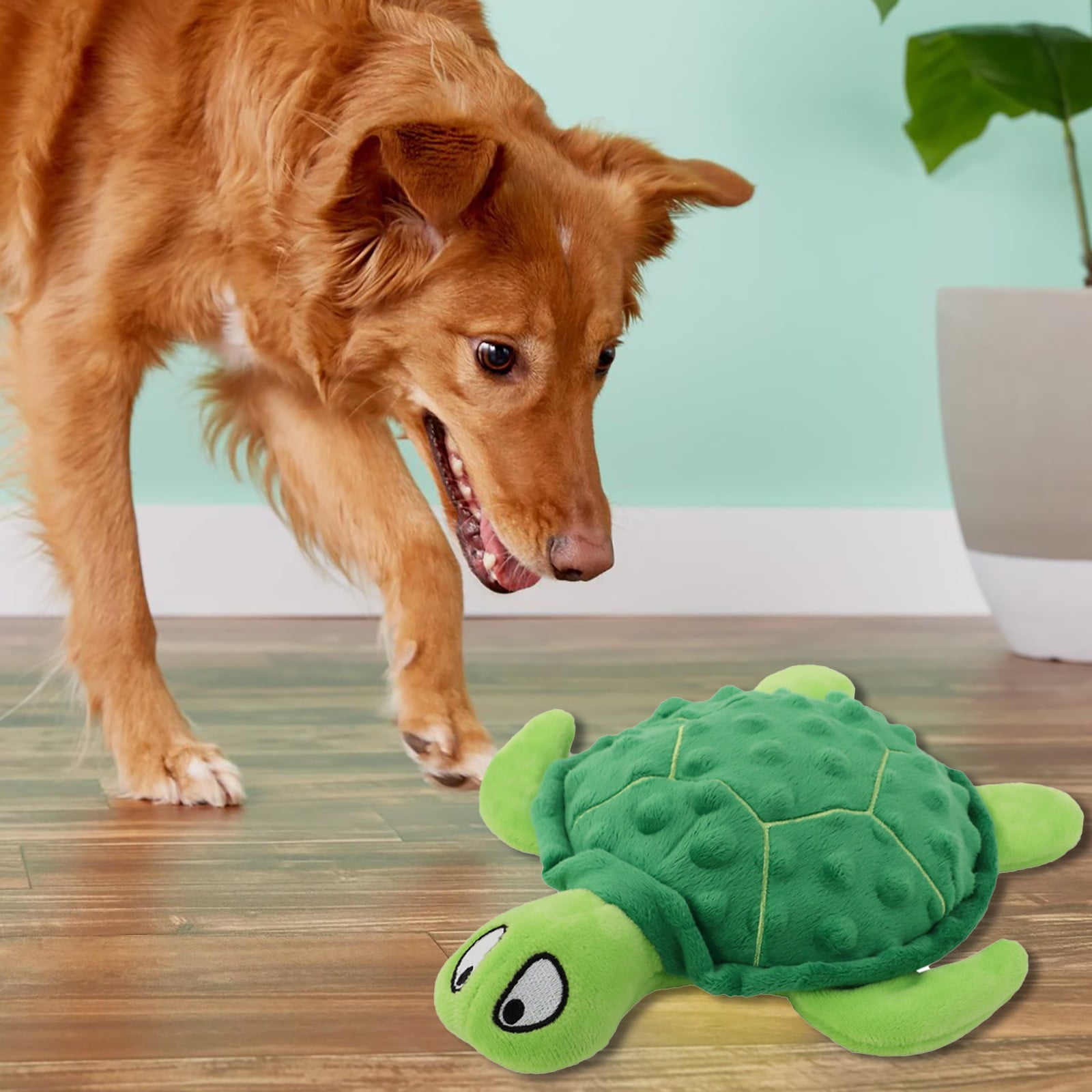 Frisbee pet toy for large dogs New Dog Sound Toy Turtle 25cm Plush Turtle Companion Interactive Doll Pet Supplies Suitable For Heavy Chewers for Interact with Pets Park Small Pet Toys Gift