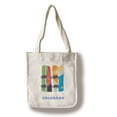 thumbnail image 1 of Frisco, Colorado - Snowboards in Snow - Lantern Press Poster (100% Cotton Tote Bag - Reusable), 1 of 1